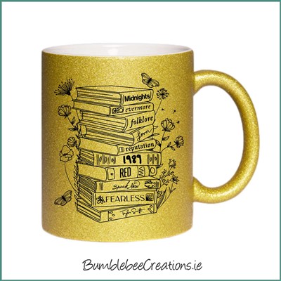 Taylor Swift Mug : Gold Album Books